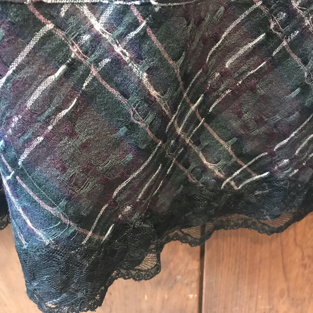 Linea Domani Lovely Plaid Skirt - Size 10P - Picture 3 of 7